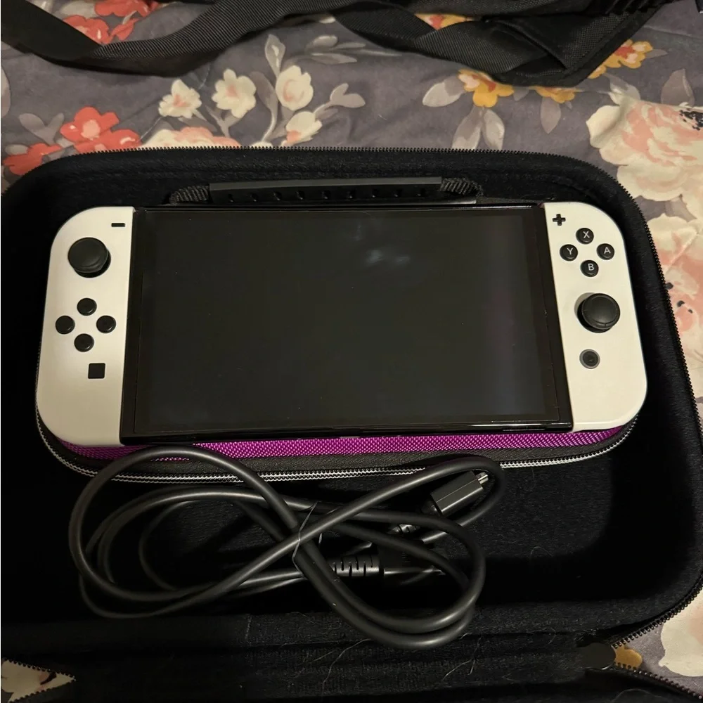 Nintendo Switch OLED Console - White and Black
